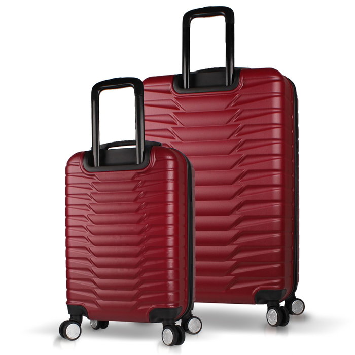 Zoozie Bags Juego de Maletas Rojo Clarete (2 Piezas)